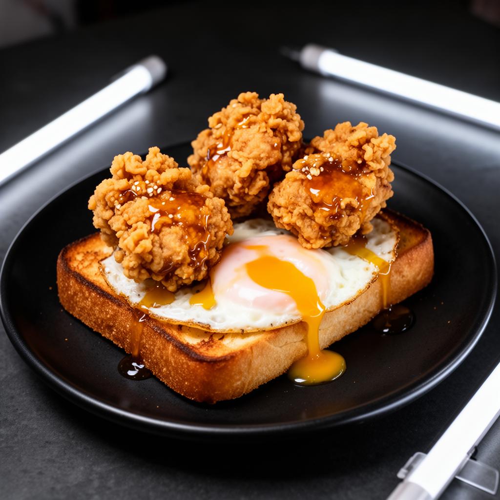Crispy Chicken Egg Toast